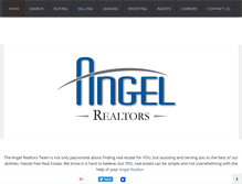 Tablet Screenshot of angelrealtors.com